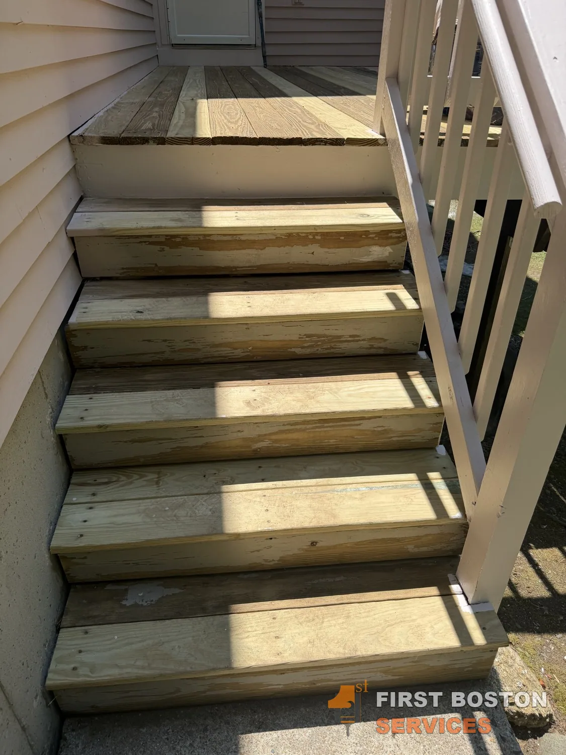 First Boston Services: New treads installed