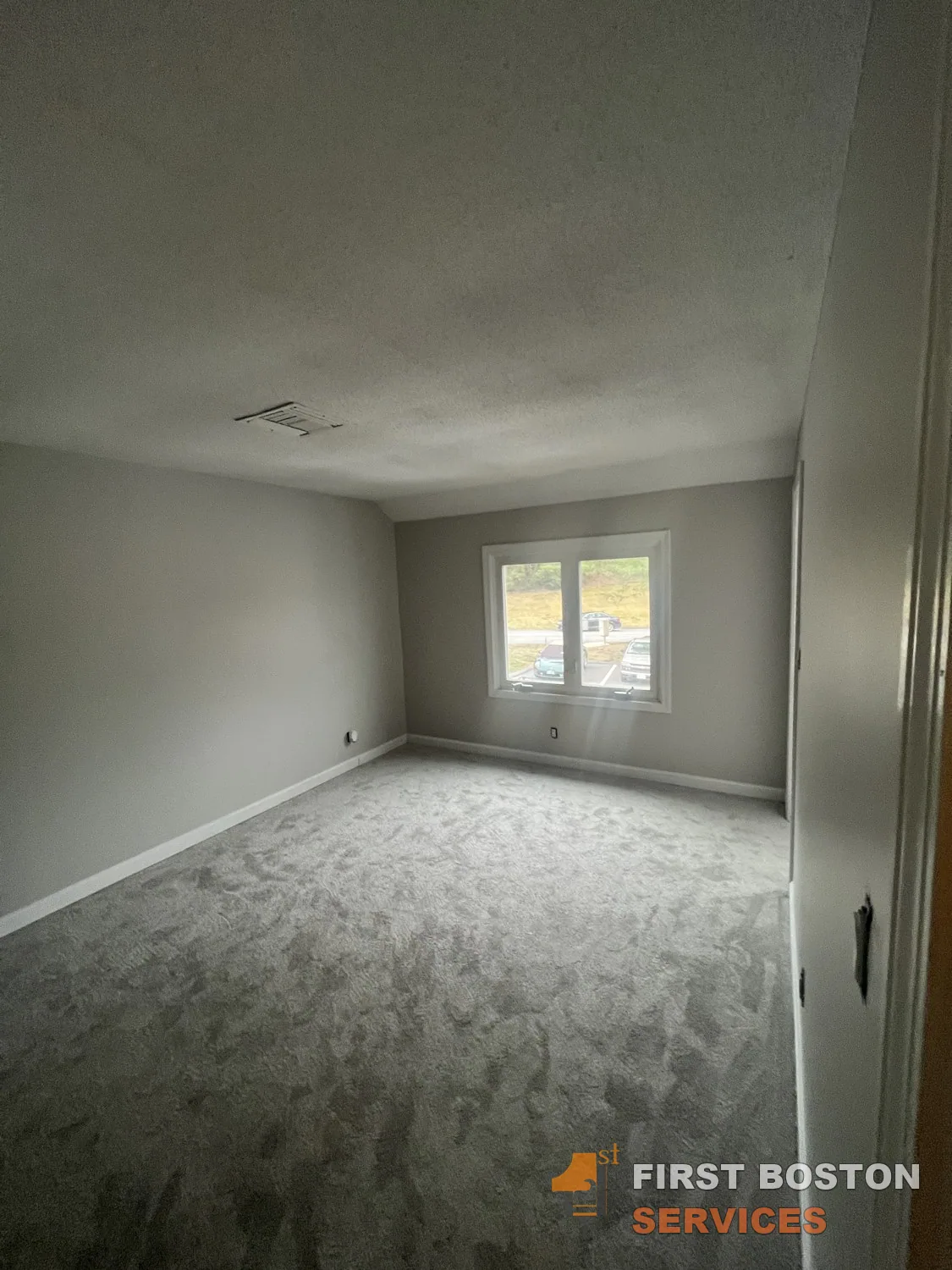 First Boston Services: Same bedroom finished in gray